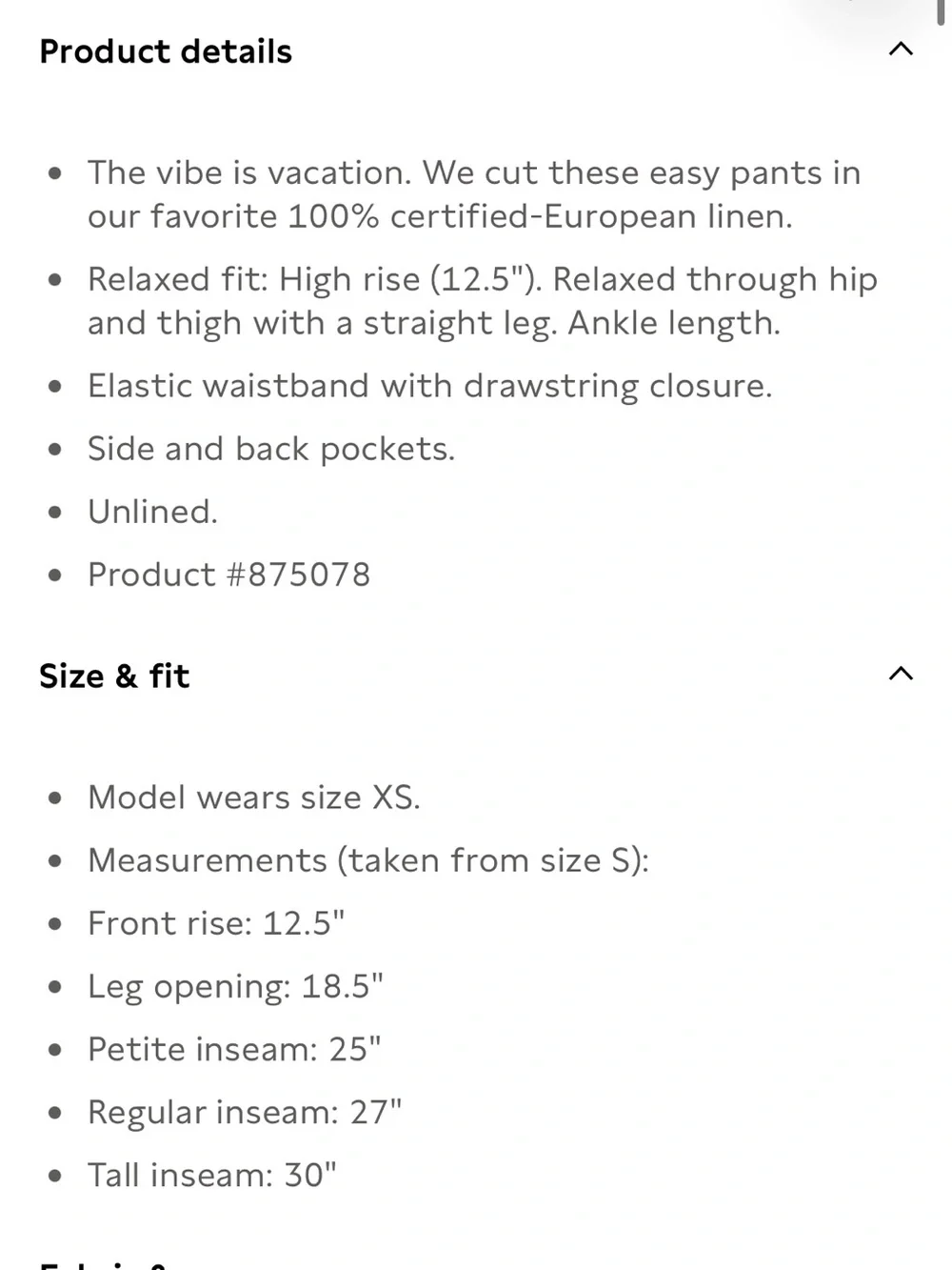 THE GETAWAY STRAIGHT-LEG PULL-ON PANT IN LINEN